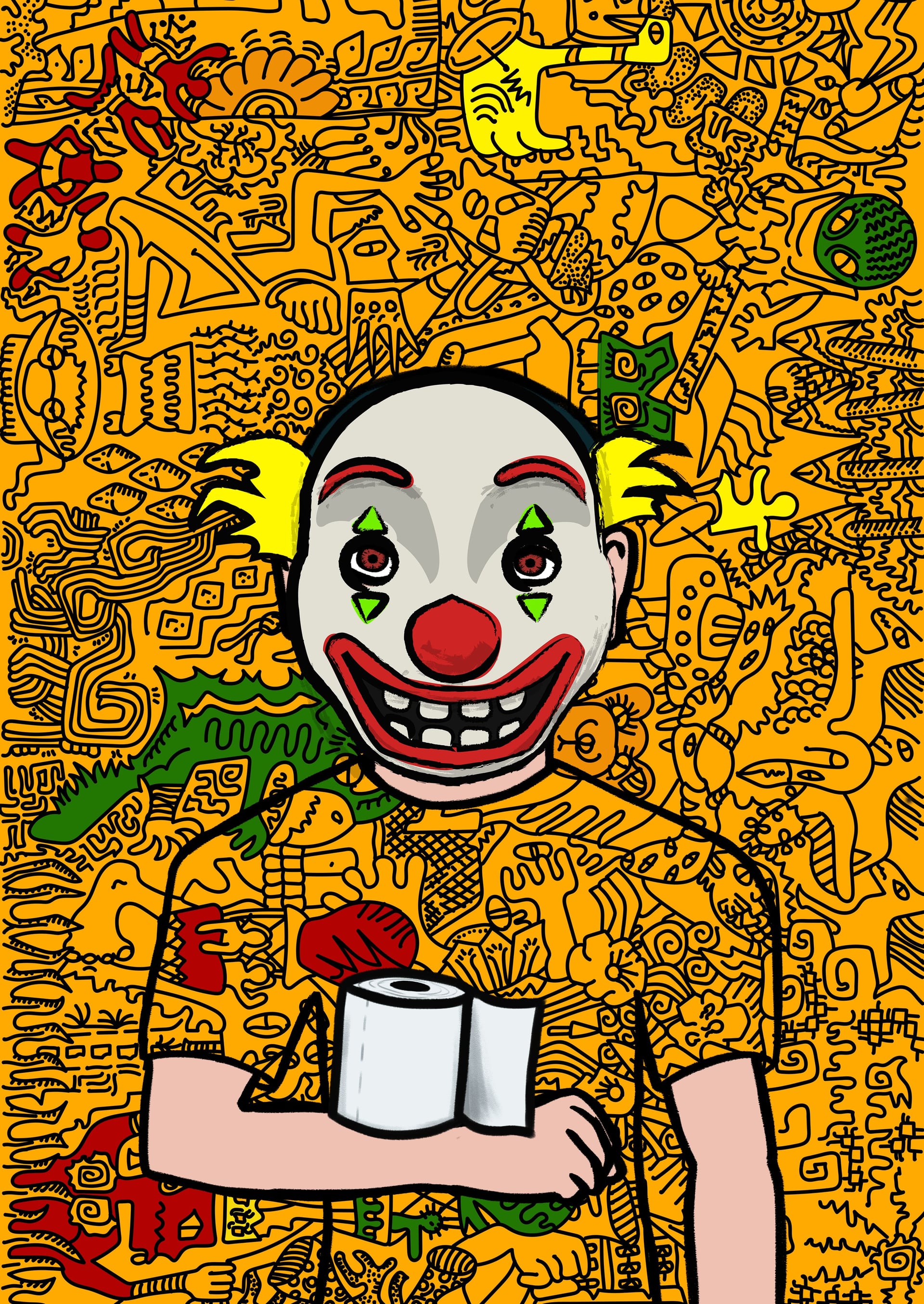 Clown Banks - Hashmasks